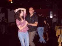 Anne-Paule et Amir dansant à Rio en 2009