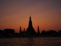 16 - Wat Arun (ou temple de l'aube) au crépuscule - Bangkok