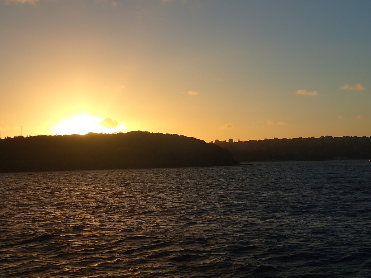 14 - Coucher de soleil sur la baie de Sydney